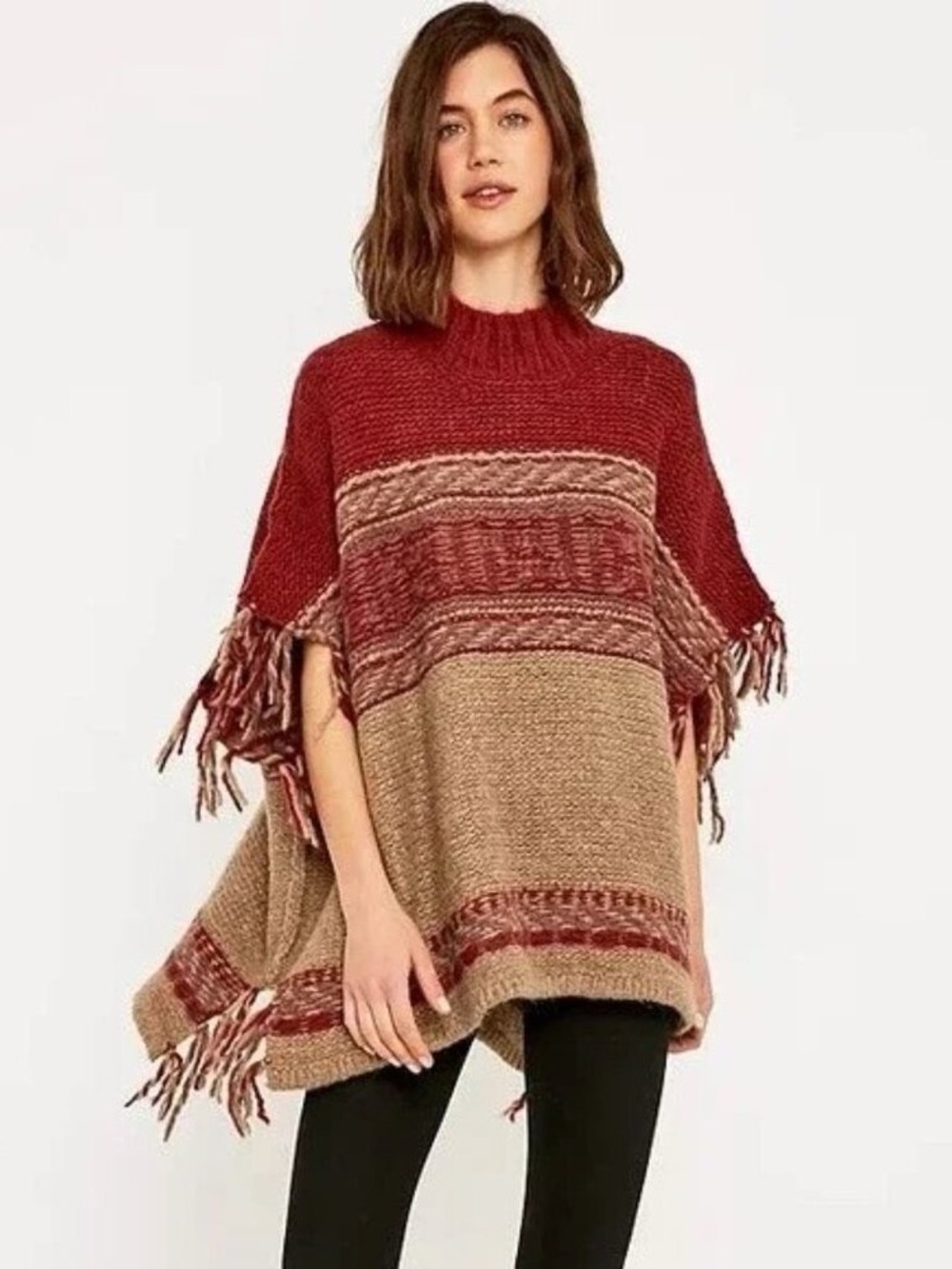 Free People Poncho Sweater